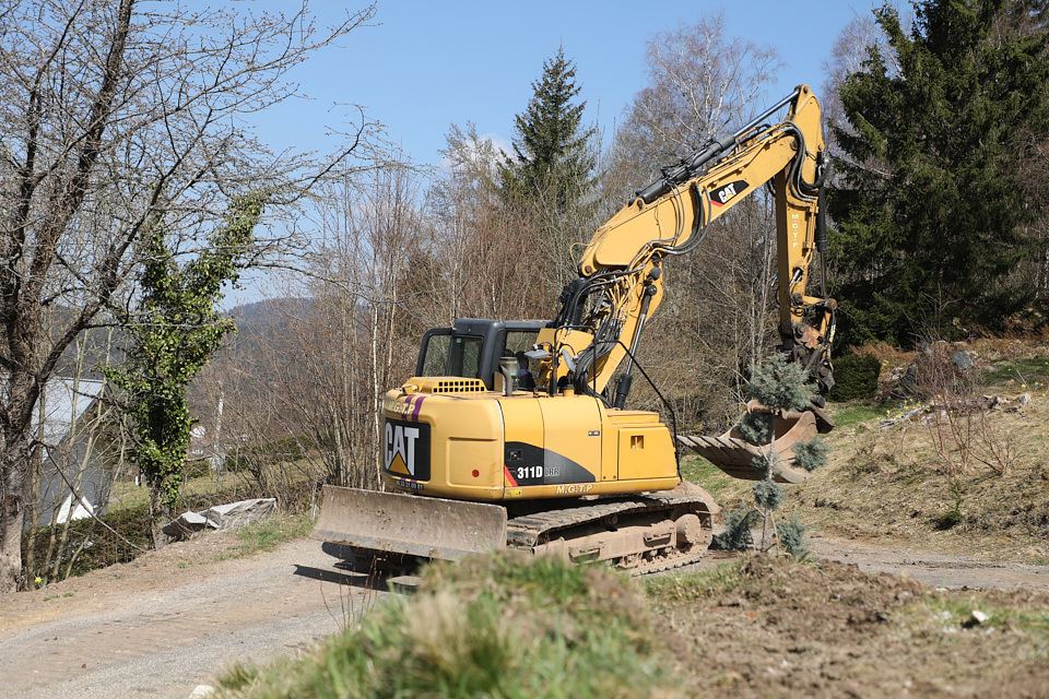 Nivellement de terrain pour bâtiments industriels à Remiremont